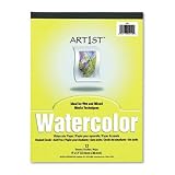 RIV05003 - Art Street Watercolor Pad,Heavyweight, Rough Surface, 9x12