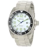 Invicta Men's 0479 Pro Diver Collection White Mother-of-Pearl Dial Stainless Steel Watch