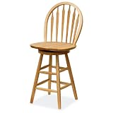 24" Windsor Swivel Stool, Single, RTA (Kitchen)