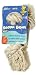 White Booda Bone - Cotton Bone - X-Large for dogs 85 to 110 pounds - 18" long x 1 1/4" wide.