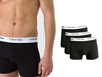 Calvin Klein Trunk Boxershorts 3 Paar (low rise) + 1Puma Boxer Gratis