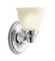 KOHLER K-11365-CP Transitional Single Wall Sconce for Forte Faucet Line, Polished Chrome