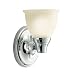 KOHLER K-11365-CP Transitional Single Wall Sconce for Forte Faucet Line, Polished Chrome