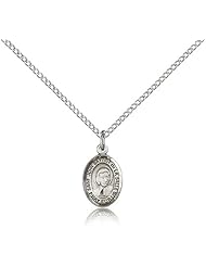 Sterling Silver St. John Baptist de La Salle Pendant - 18" Chain