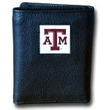 College Tri-fold Leather Wallet - Texas A&M Aggies