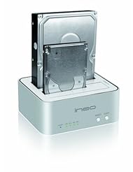Personal Computer: Ineo Technology Super 2.5-Inch to 3.5-Inch Speed USB 3.0 SATA I and II Standalone Dual Bay Hard Drive Duplicator Docking Station (I-NA321U Plus) - Ineo Technology