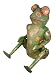 Cohasset 846 20-Inch Ima Frog Wooden Puppet