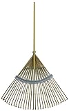 Flexrake CFP30 30-Inch Bamboo Rake with 48-Inch Wood Handle