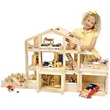 Deluxe Wooden Dollhouse