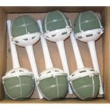 Florist Eiffel Tower Vase LARGE Flower Foam TOPS (12)~Bouquet Holder by Six Star Sales