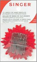 Large Eye Hand Needles On Magnetic Card-12/Pkg