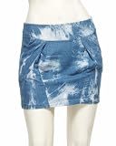 2b Tie Dye Denim Mini Skirt