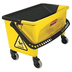 Rubbermaid FGQ90088 Yellow Hygen Press Wring Bucket