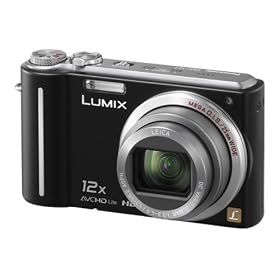 Panasonic Lumix TZ7 Digital Camera - Black (10.1MP, 12x Optical Zoom) 3.0 inch  LCD