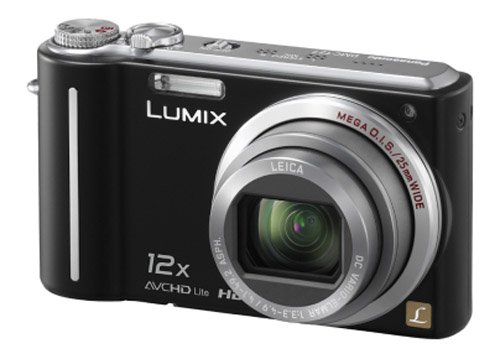 Panasonic Lumix TZ7 Digital Camera - Black (10.1MP, 12x Optical Zoom) 3.0 inch  LCD