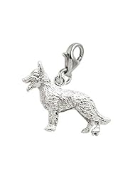 Rembrandt Charms German Shepherd Charm with Lobster Clasp