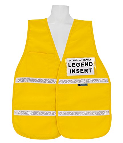 3A Safety - IC1000 - Incident Command Vest - Regular Size - Yellow