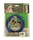 Warren Pet Products 20ft Tie-Out Cable for Medium To Large Dogs