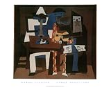 Pablo Picasso Three Musicians Art Print Poster - 22x28 Art Poster Print by Pablo Picasso, 28x22 Fine Art Poster Print by Pablo Picasso, 28x22
