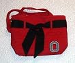 Ohio State University Purse Quilted Black Belt