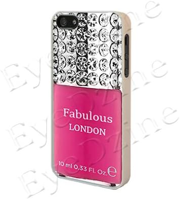 Fabulous London Nail Polish Pink - iPhone 5 Case - Plastic White