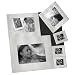 6 Pc. Brushed Metal Magnetic Frames