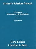 Student`s Solutions Manual - A Survey of Mathematics With Applications: