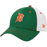 MLB New Era Detroit Tigers St. Patrick's Day Tri-Team Adjustable Hat - Kelly Green-White