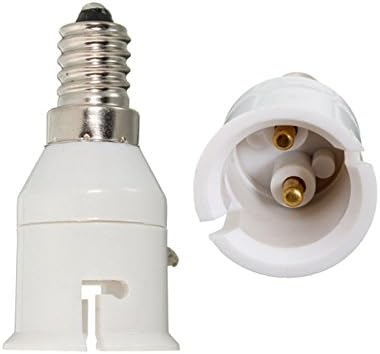 E14 To B22 LED Lamp Bulb Screw Socket Adapter Converter Holder