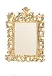 Dollhouse Miniature Elaborate Gold Plated Victorian Mirror
