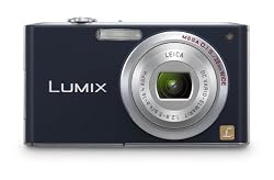 Panasonic Lumix DMC-FX33A 8.1MP Digital Camera with 3.6x Wide Angle MEGA Optical Image Stabilized Zoom (Blue)