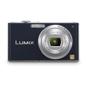 Panasonic Lumix DMC-FX33A 8.1MP Digital Camera with 3.6x Wide Angle MEGA Optical Image Stabilized Zoom (Blue)