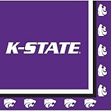Creative Converting 20 Count Kansas State University 2-Ply Lunch Napkins
