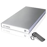 MB663UB-1S 2.5 SATA I & II to USB Ultra portable Screw-less External Hard Drive enclosure - Silver
