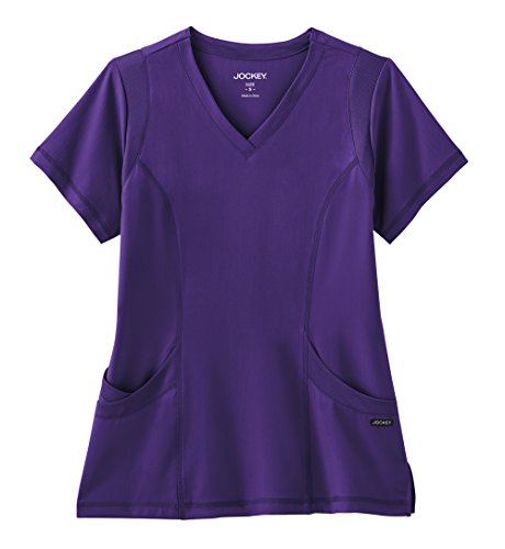 Jockey Comfort Ladies Totally Meshing Modern V-Neck Scrub Top