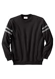 KingSize Big & Tall Arm Stripe Crewneck Sweater