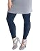 JMS Comfort Top Leggings, 3X-Denim