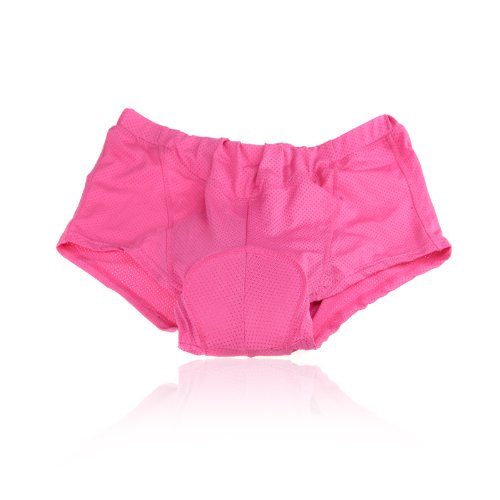 Docooler Women Cycling Underwear Gel 3D Padded Pants Bike Bicycle Rose