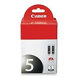 Canon PGI-5 BK 0628B009 2-Pack Pigment Black Ink Tanks