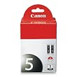 Canon PGI-5 BK 0628B009 2-Pack Pigment Black Ink Tanks