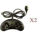 Classic Sega Genesis 6-Button Controller (2 pcs)