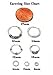Timeless Treasures - Stainless Steel Punisher Stud Earrings - 7 mm Diameter (.27