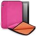 CaseCrown Protective Faux Suede Zip Sleeve Case (Hot Pink) compatible with the new iPad / iPad 2 / iPad 3 & other tablets