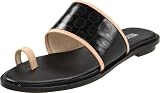 Michael Michael Kors Womens Monogram Toe Ring Sandal Sandal