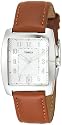 Timex Men's Classic Square Brown Leather Strap Watch #T29371