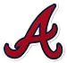 Atlanta Braves Logo MLB Car Magnet