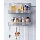 Design Ideas Mesh Spice Rack, Silver
