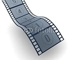 Wallmonkeys Peel and Stick Wall Decals - Strip Film 4 - Removable Graphic