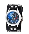 Tim Burton's The Nightmare Before Christmas Watch - Jack  and Sally Watch - Blue Dial with Decorative Thick Band