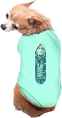 NIKEDOG Green Skeleton Small Dog Vest Pet Clothes SkyBlue